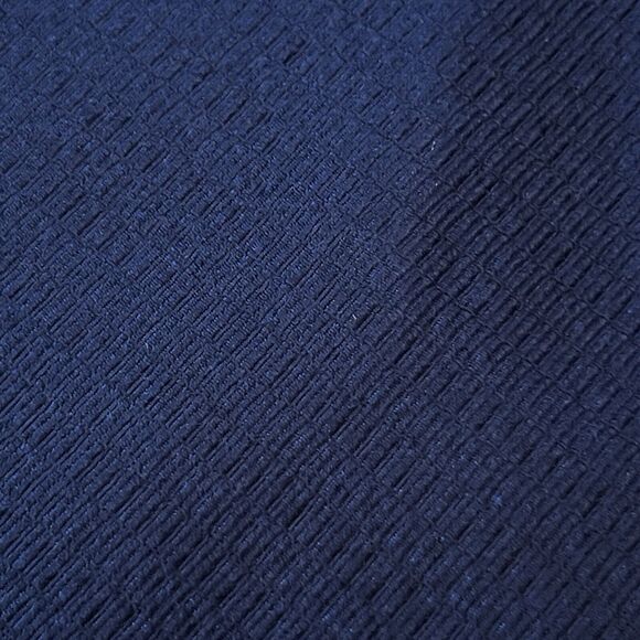 Vintage Luxury Marks & Spencer Blue Italian Silk Men’s Neck Tie Made In Uk - Picture 9 of 9